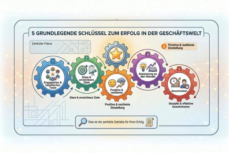Geschäftlicher Erfolg: 5 Schlüssel, die Sie kennen müssen
